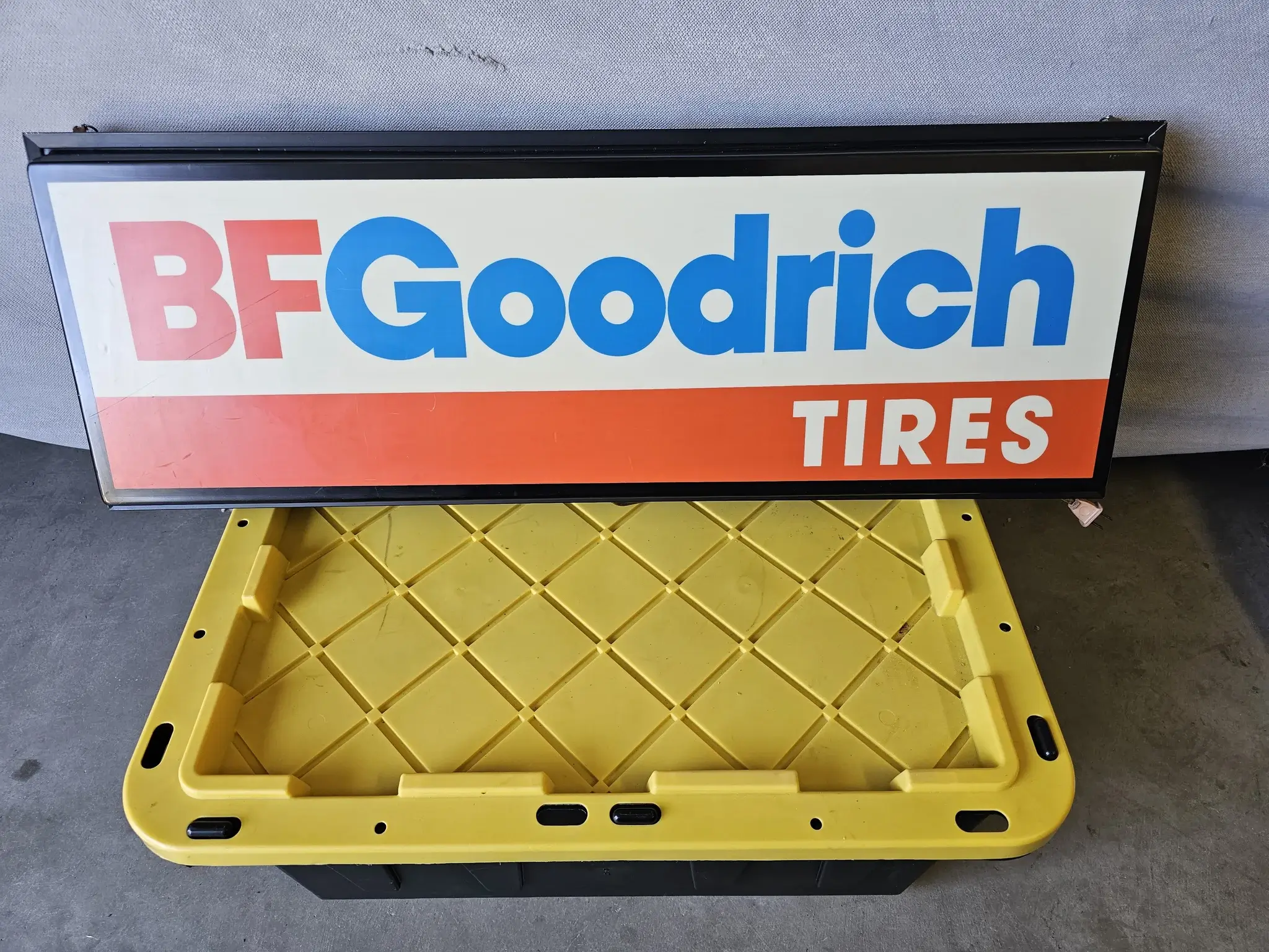 MP: 80's BF Goodrich Illuminated Sign and Porsche 962 Poster
